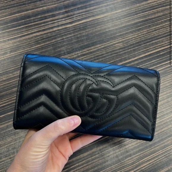 Gucci GG Marmont Continental Wallet; Mint Condition! Like New! Stunning!